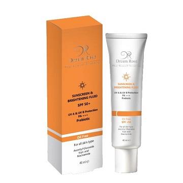 فلوئید ضد آفتاب ضدلک و روشن کننده - بی رنگ و فاقد چربی دریم رز دارای SPF50 و PA+++