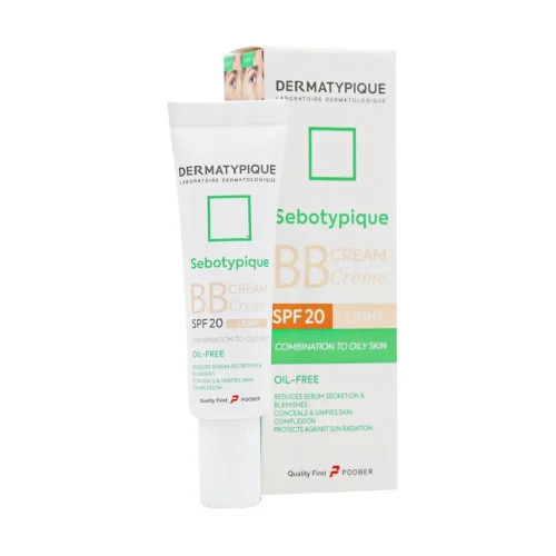 بی بی کرم سبوتیپیک SPF20 بژ روشن درماتیپیک 30 میلی لیتر