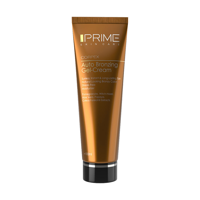 ژل برنز کننده پرایم مدل Corpex Auto Bronzing حجم 100 میلی لیتر