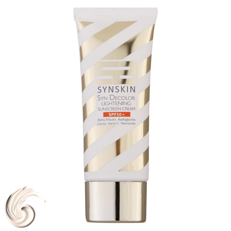 ژل کرم ضد آفتاب بدون رنگ ساین اسکین SPF50 مدل Decolor محافظ UVA ،UVB، روشن‌کننده، مناسب انواع پوست حجم 40 میلی‌لیتر